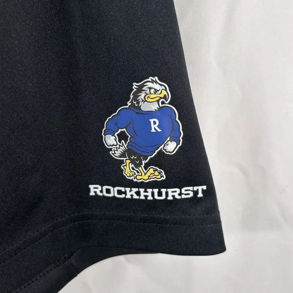 Rockhurst Nike Shorts Men's Large Black Pull On Drawstring Pockets Elastic - Picture 4 of 9
